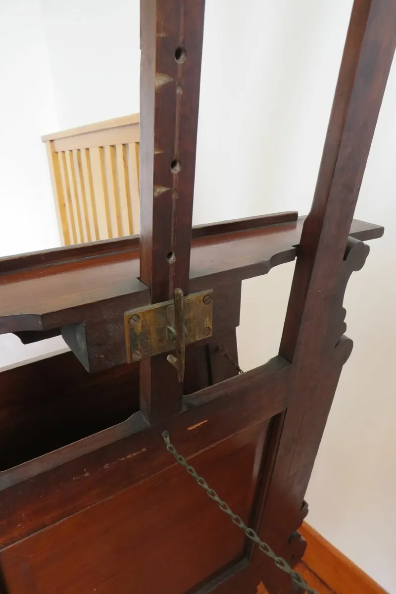 Antique Mahogany Easel - Image 4