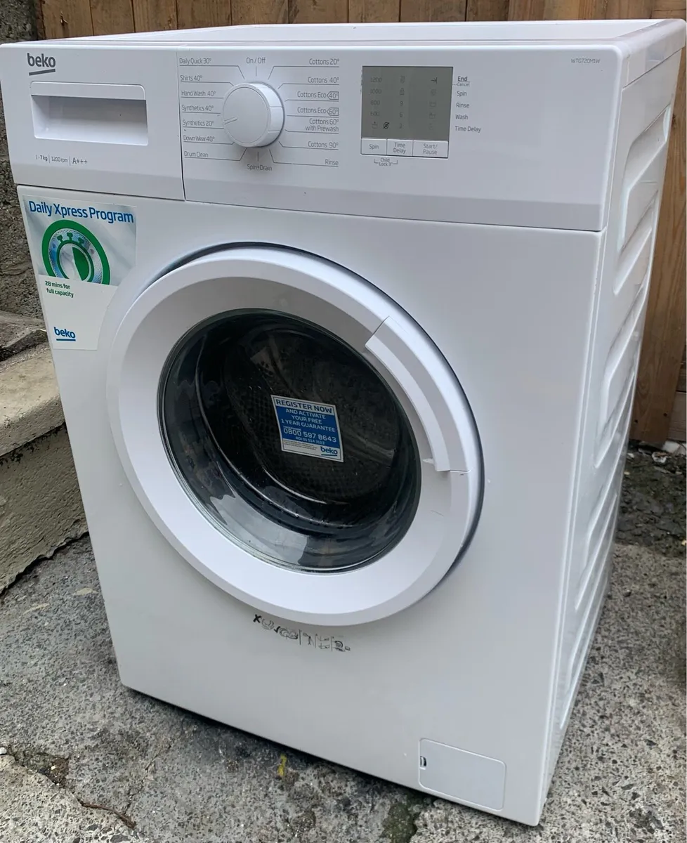 Beko 7KG A+++ Washing Machine - Image 1