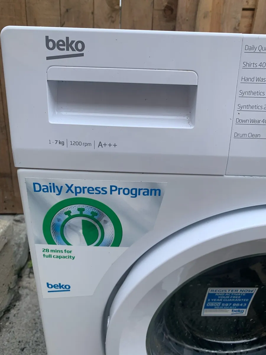 Beko 7KG A+++ Washing Machine - Image 3