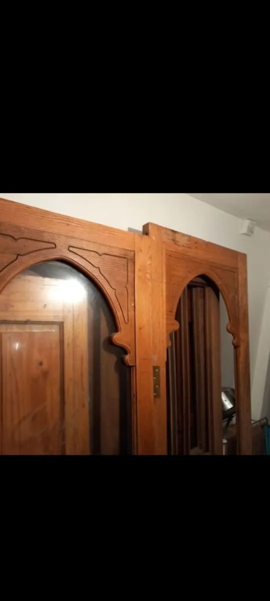 rare kylemore cafe o connel street 7ft oak doors - Image 3