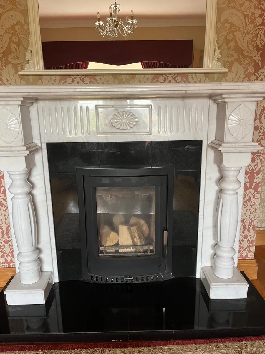 Marble Fireplace & Granite Hearth - Image 1