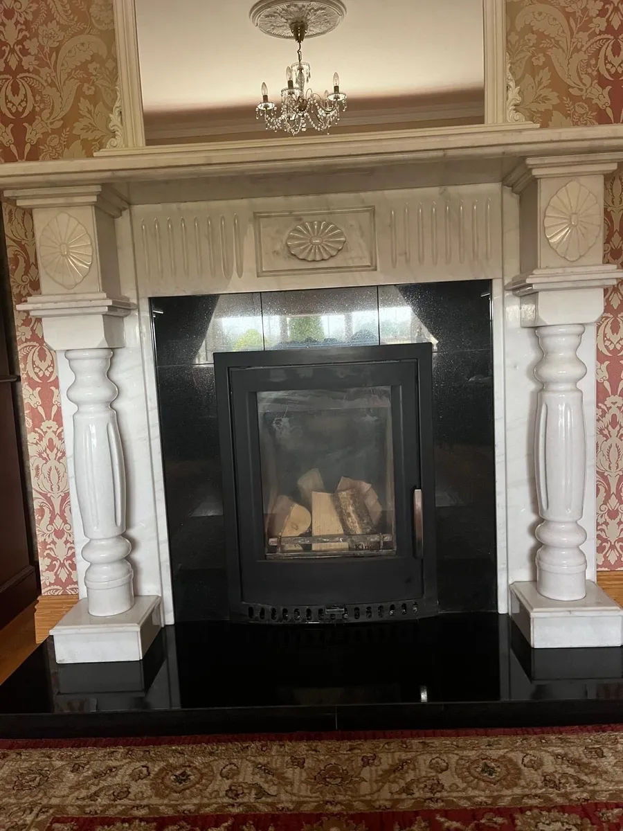 Marble Fireplace & Granite Hearth - Image 4