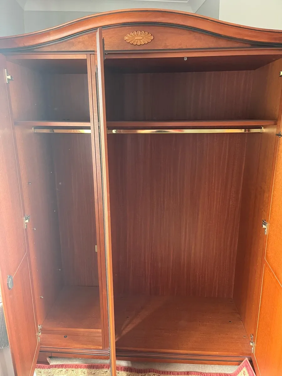 House Clearance John E Coyle Cherrywood Wardrobe - Image 2