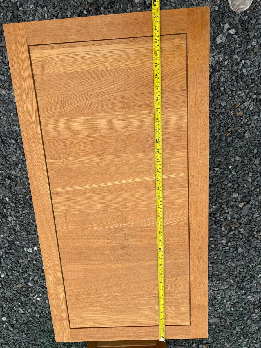 Oak storage ottoman - Image 3