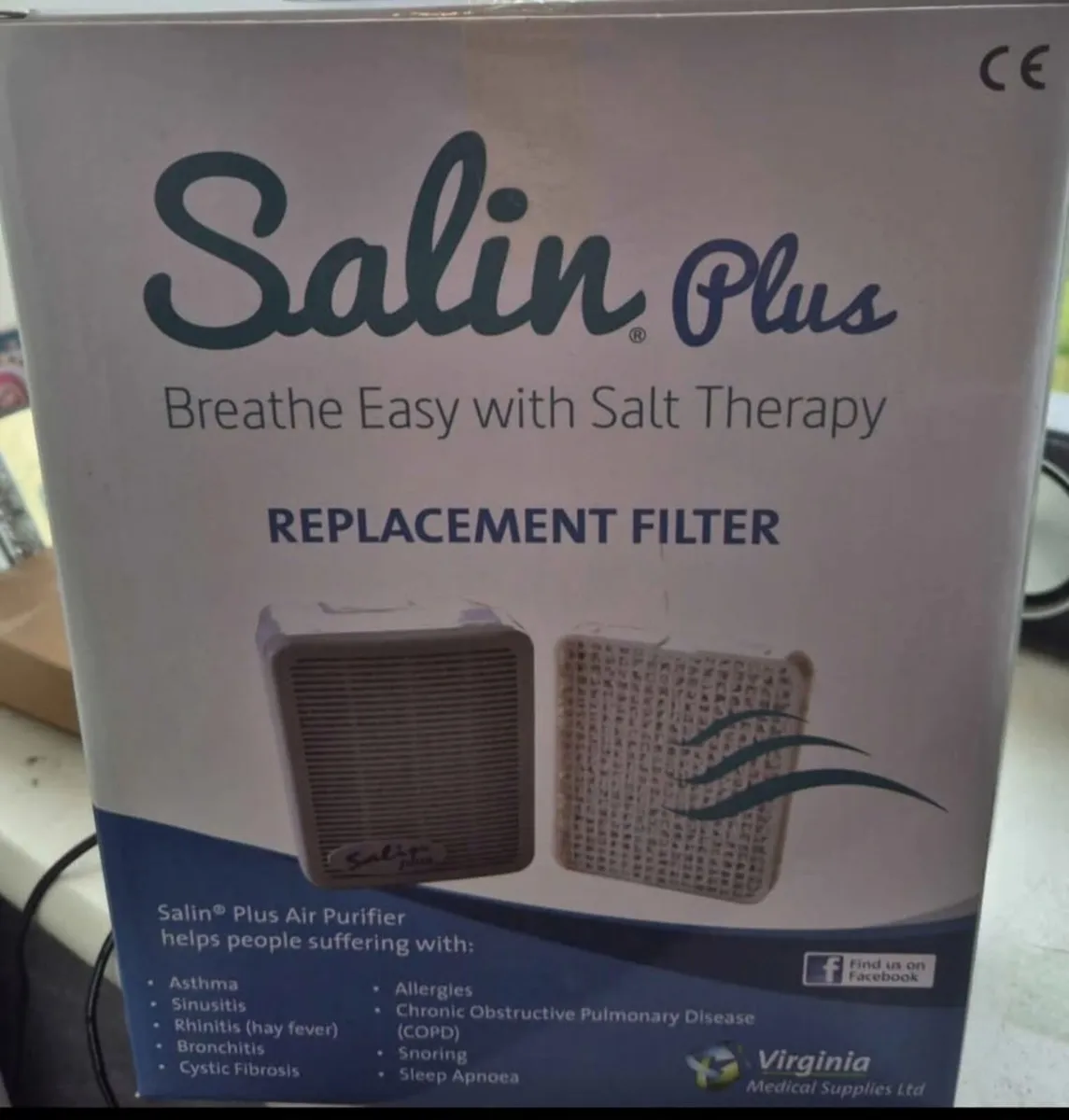 Salin Plus Salt Therapy Air Purifier-Like New+filt - Image 1