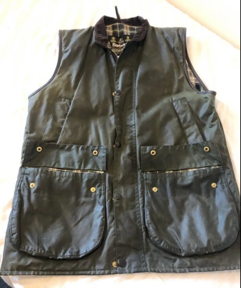 Barbour wax Westmorland Gilet - Image 2