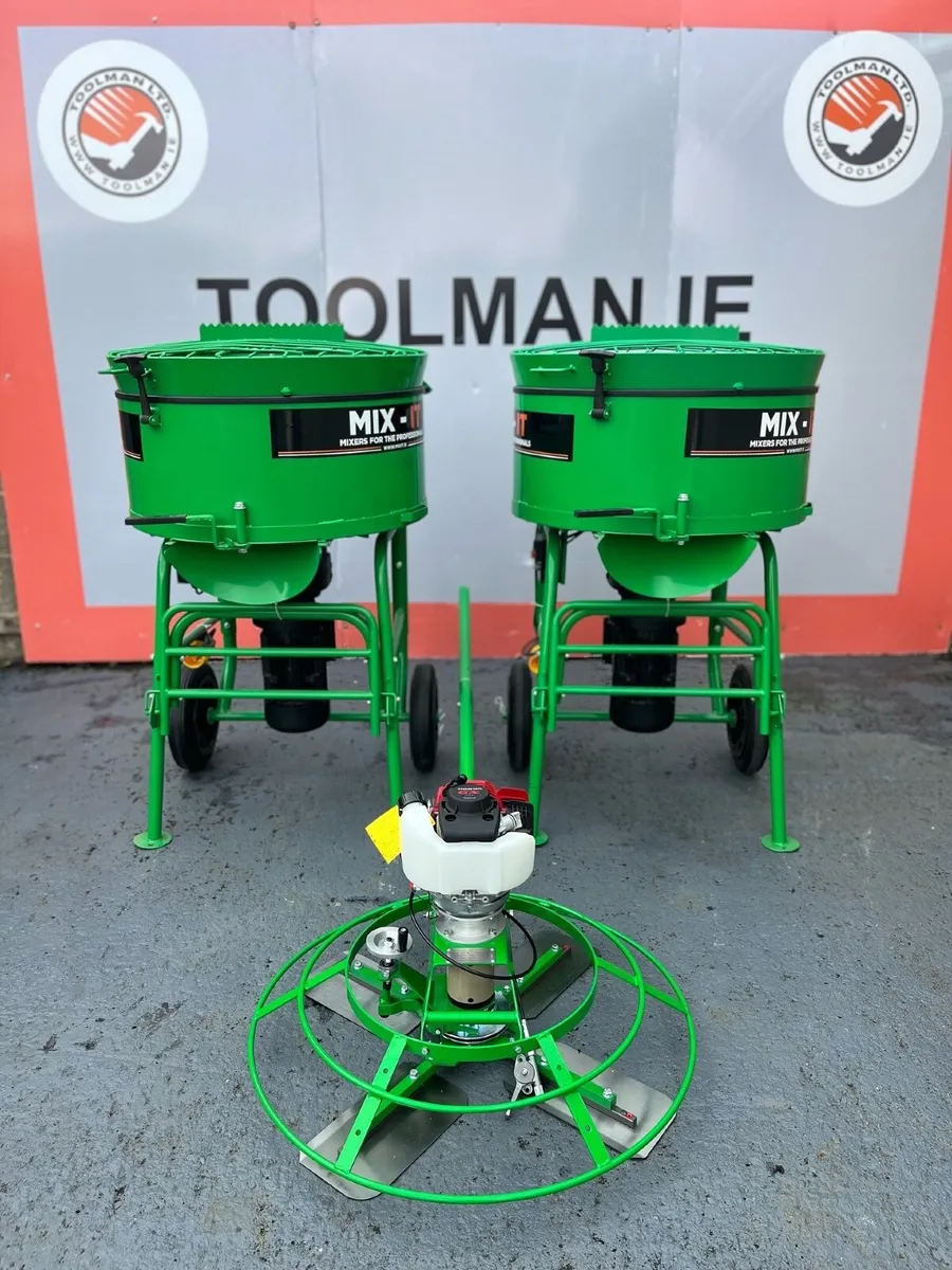 Resin Floats and Force Action Pan Mixers Toolman - Image 1