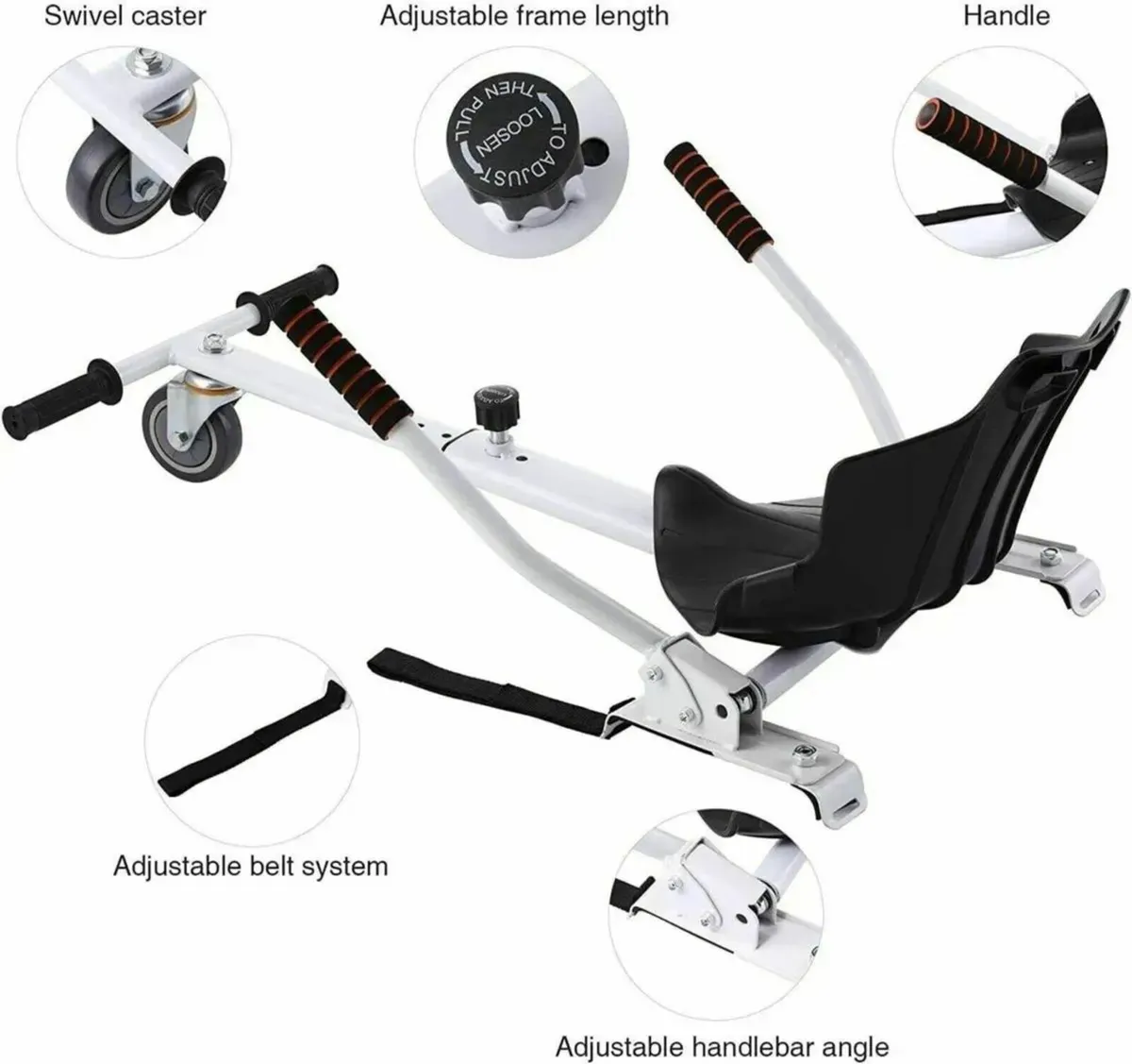 HoverKart Seat Hoverboard Cart SeatHoverKart Seat - Image 3