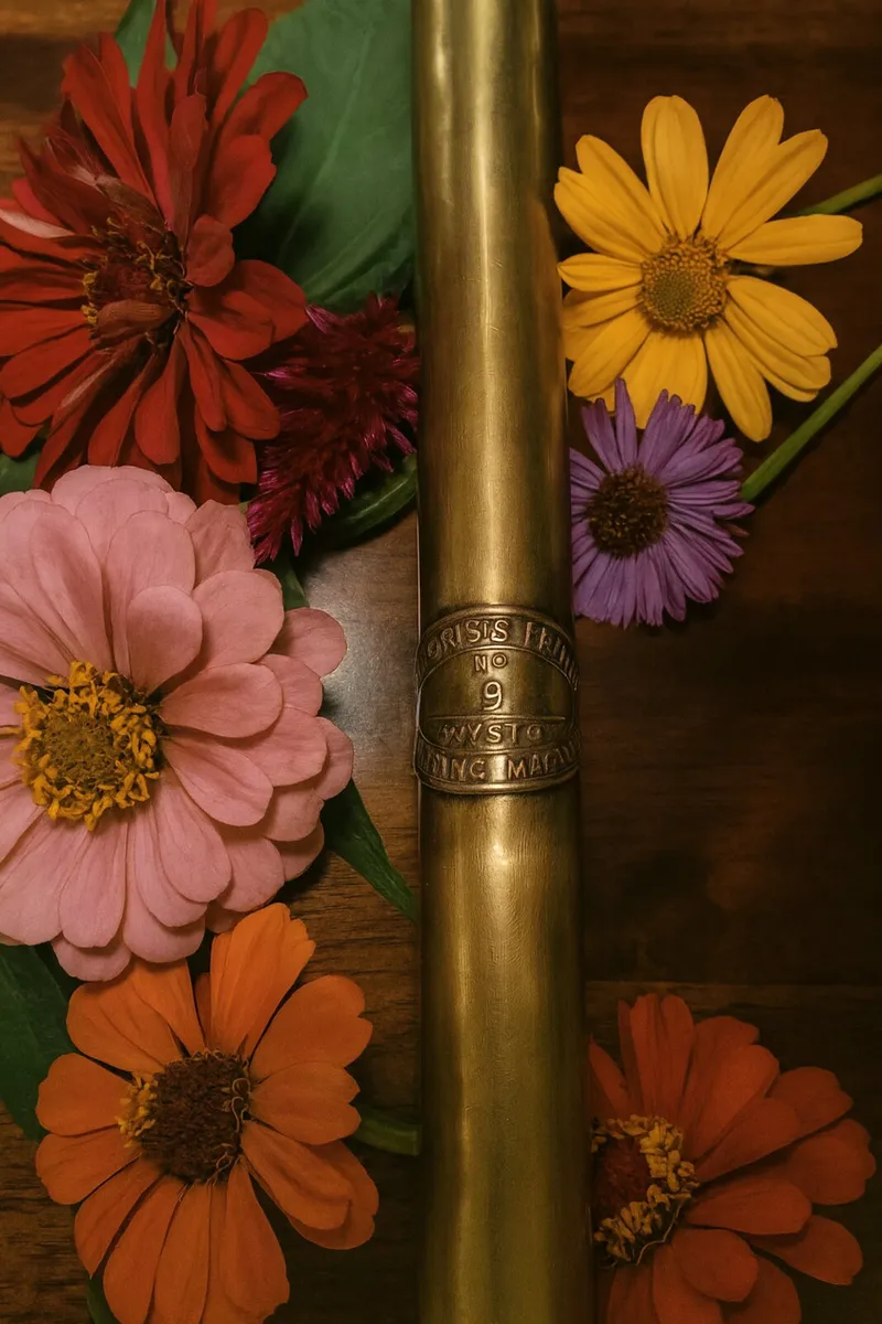 antique florist spraying tool pest brass   vintage - Image 1