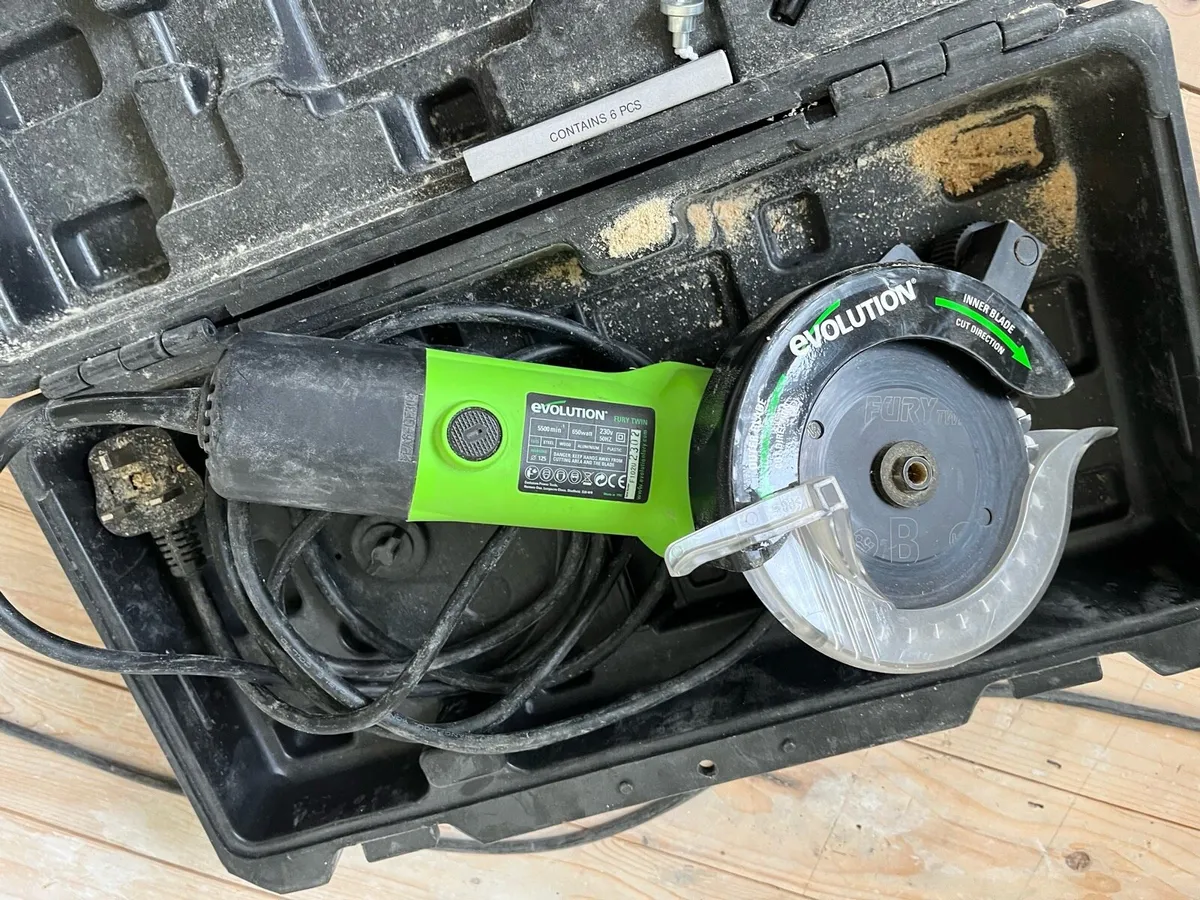 EVOLUTION FURY TWIN BLADE 5” 125mm SAW - Image 3