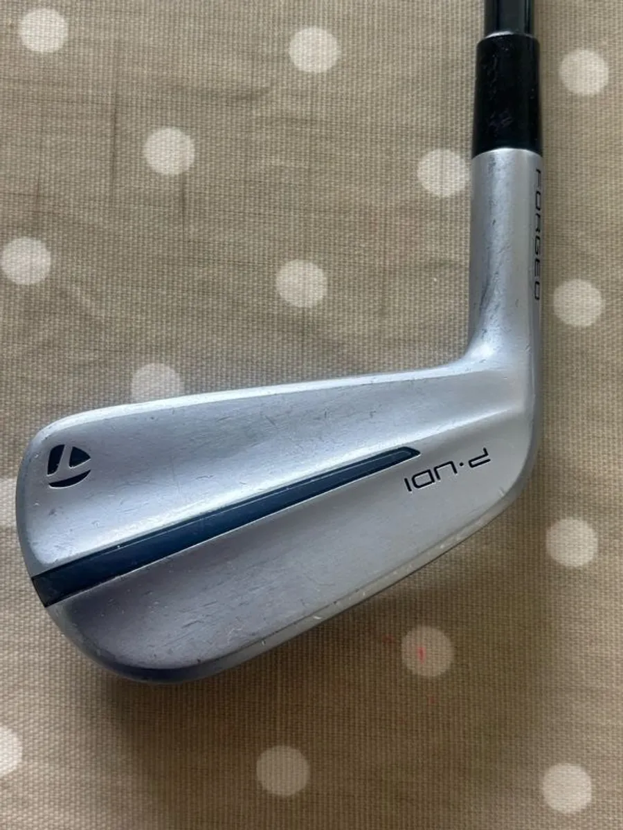 left hand Taylormade #2 PUDI iron with stiff flex UST Mamiya Recoil Shaft - Image 1