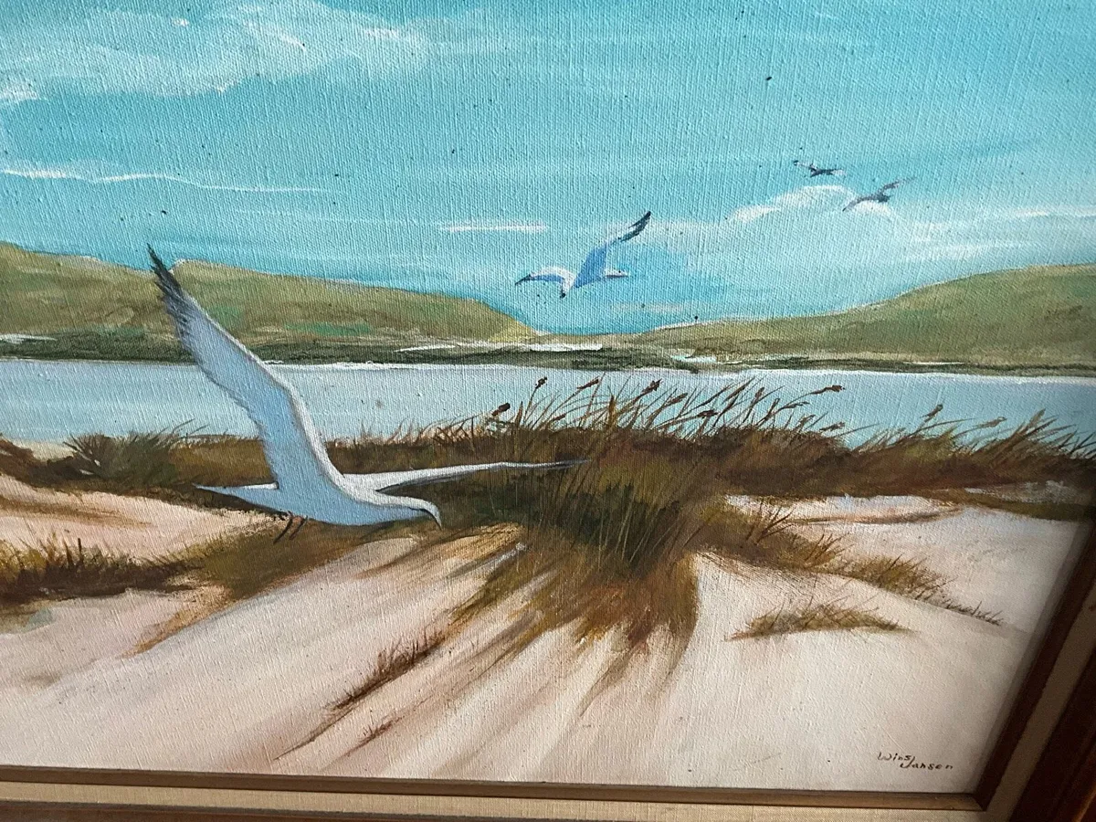 Large Wildlife Painting. Signed by Jansen - Image 3