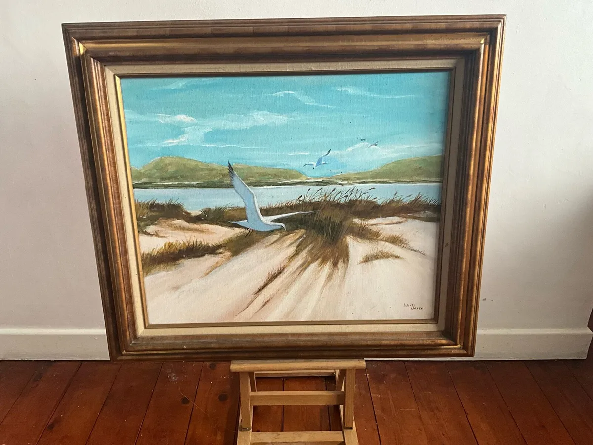 Large Wildlife Painting. Signed by Jansen - Image 4