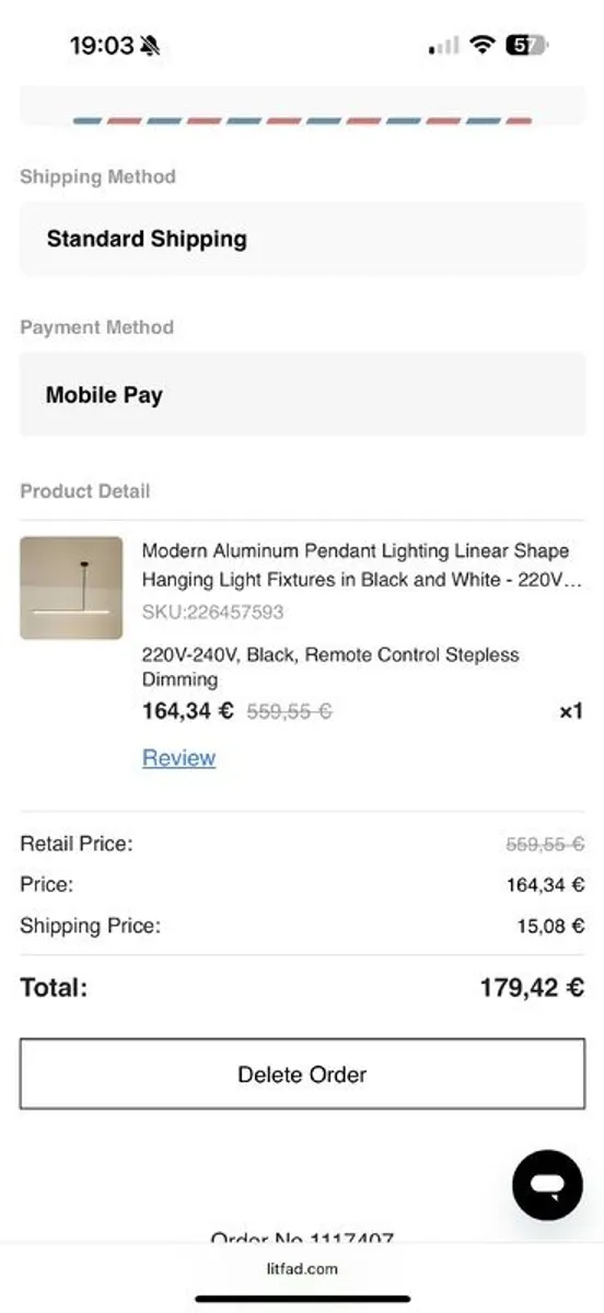 Linear LED light - remote controled - Image 3