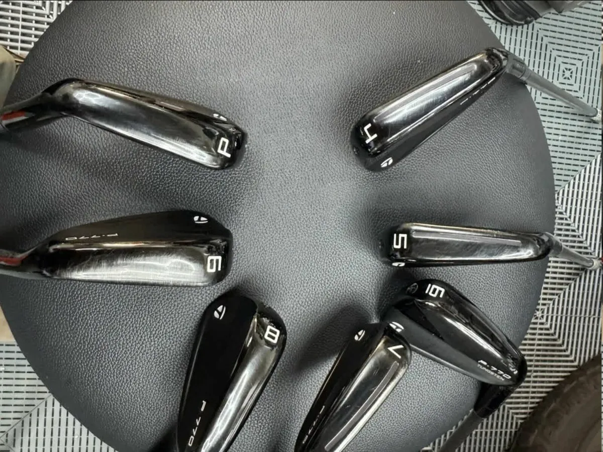 2023 TaylorMade P770 Phantom Black 4–PW - Image 3