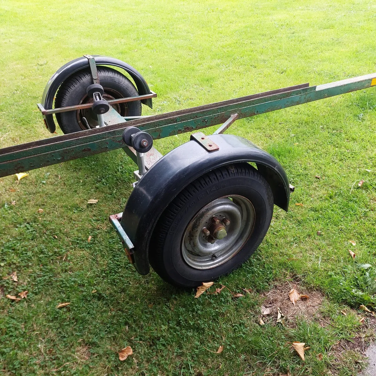 Lake boat trailer