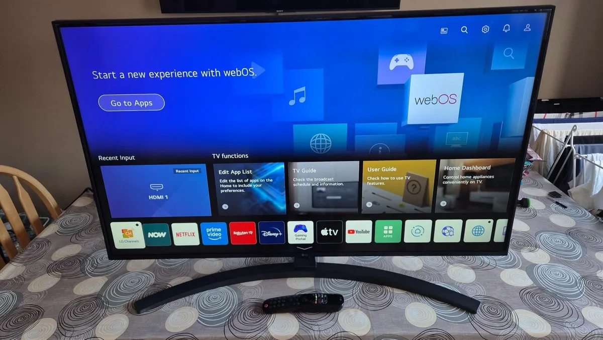 43" LG 4K Smart TV - Image 1