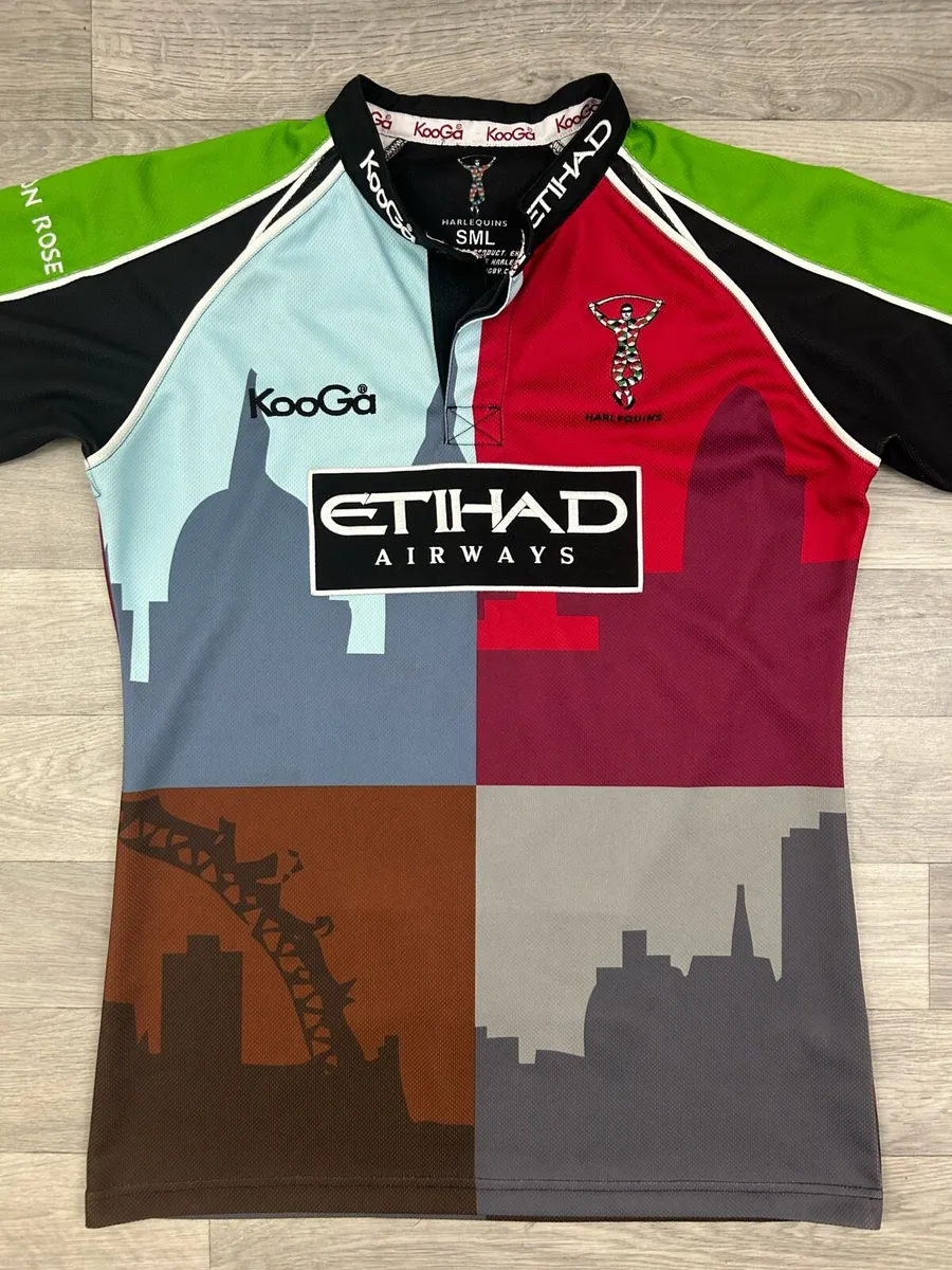 Vintage 2010 Kooga Harlequins London Rugby Jersey - Image 2