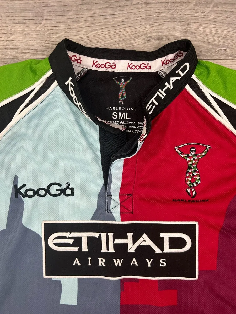 Vintage 2010 Kooga Harlequins London Rugby Jersey - Image 3