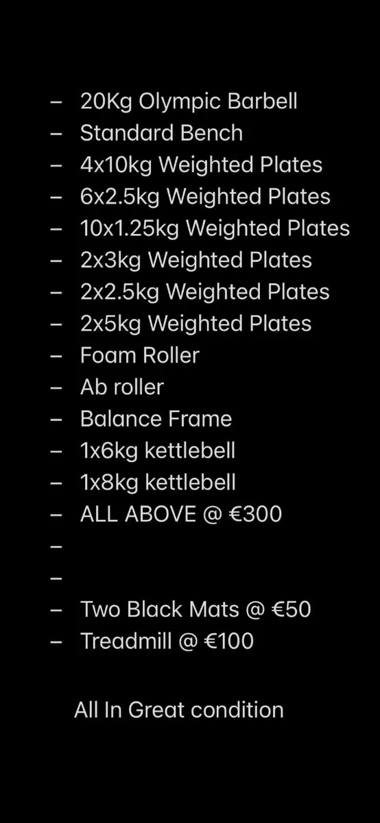 Various Gym equipment - Image 2