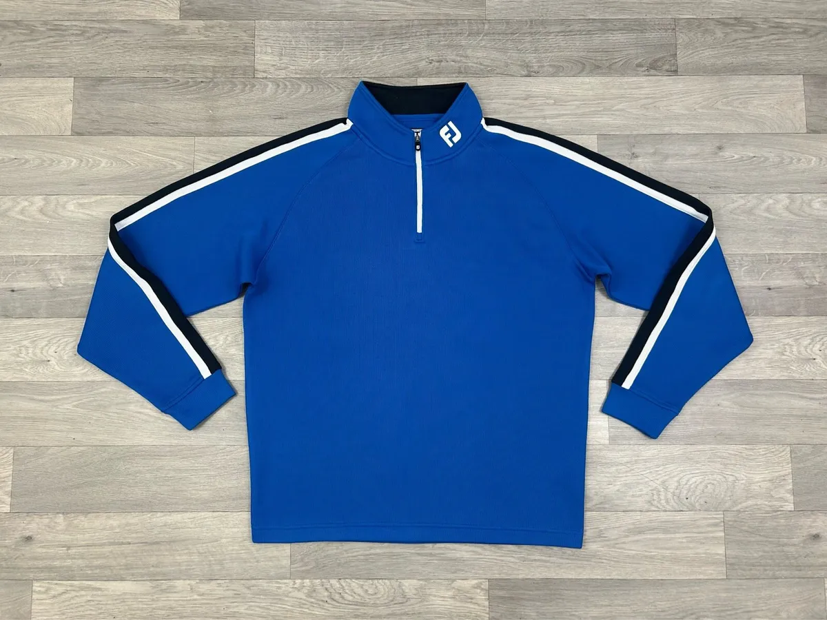 FootJoy FJ Golf Half Zip Jumper Mens Large - Image 1