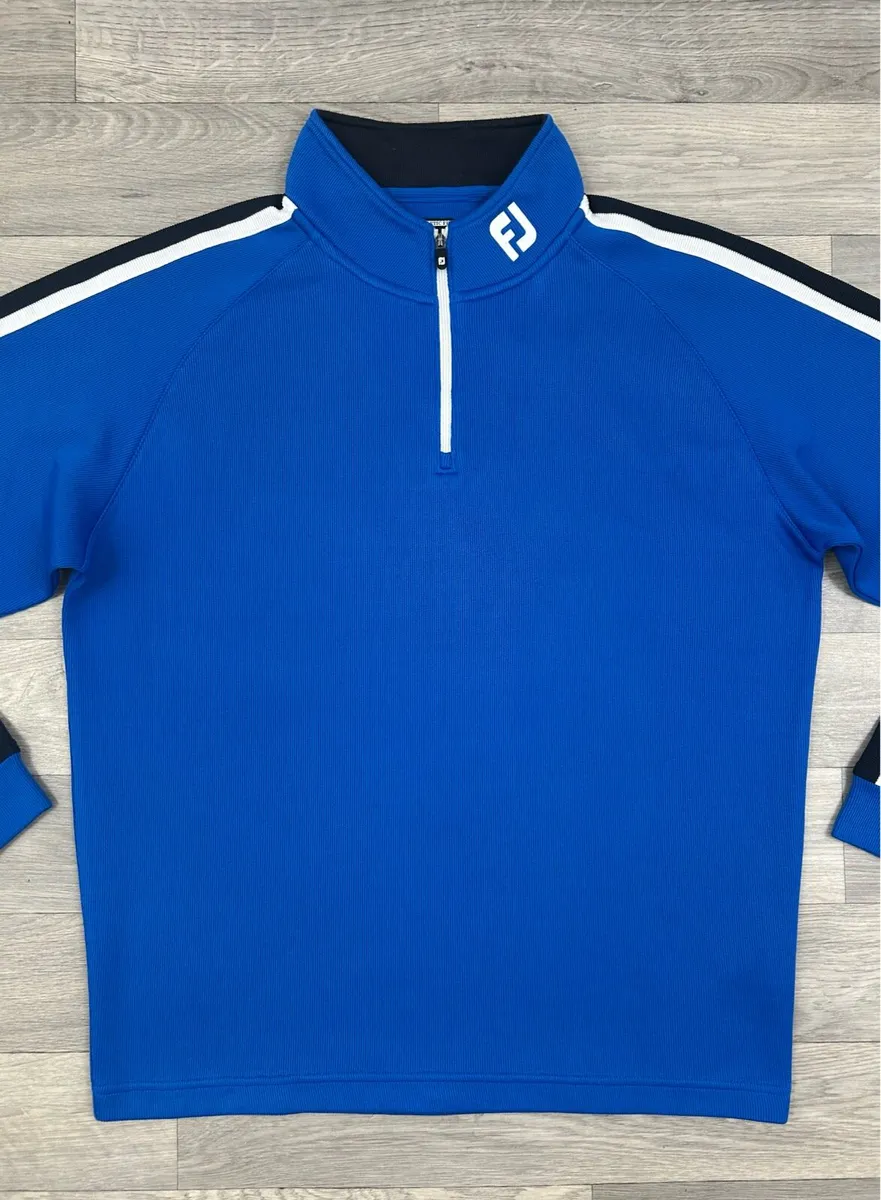 FootJoy FJ Golf Half Zip Jumper Mens Large - Image 2