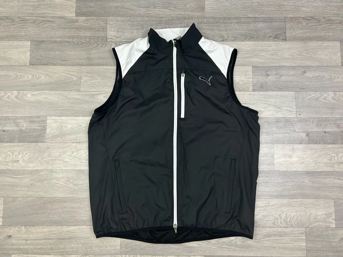 Puma Golf Full Zip Vest Gilet Mens XL - Image 1