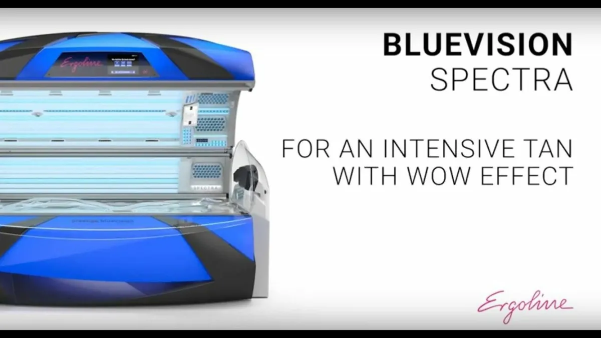 SUNBED TANNING ERGOLINE BLUEVISION SPECTRA - Image 2