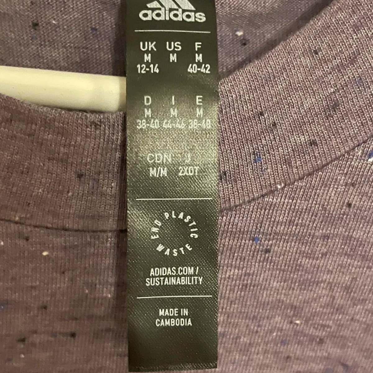 Addidas purple tee - Image 3