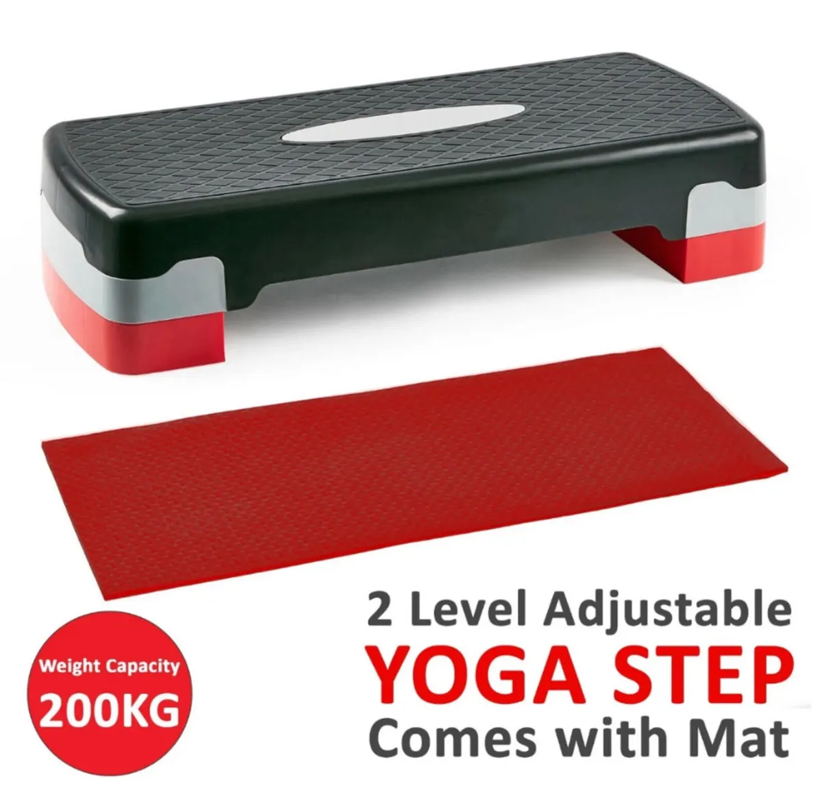 New Yoga Gym Stepper & Mat - Image 1