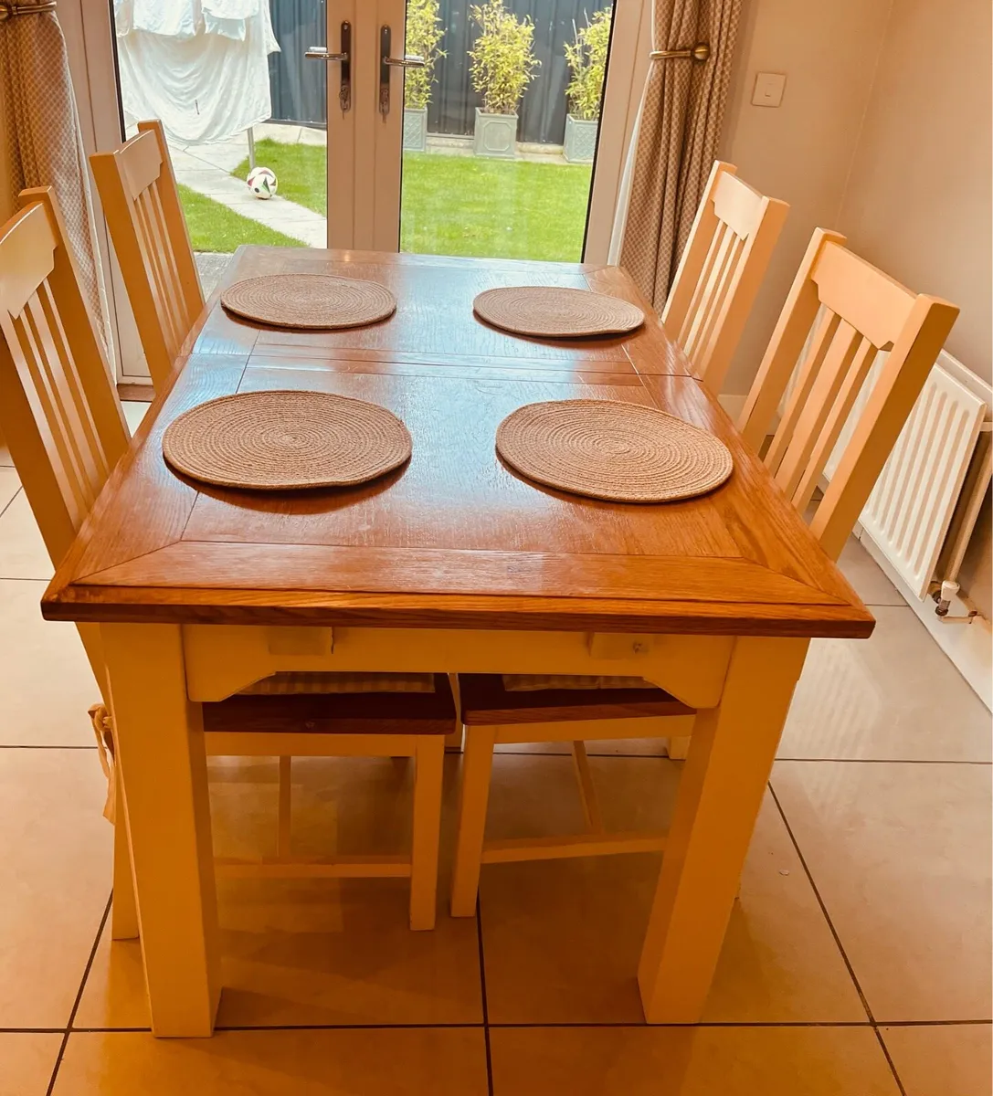 Kitchen Table, 6 chairs and dresser - Image 2