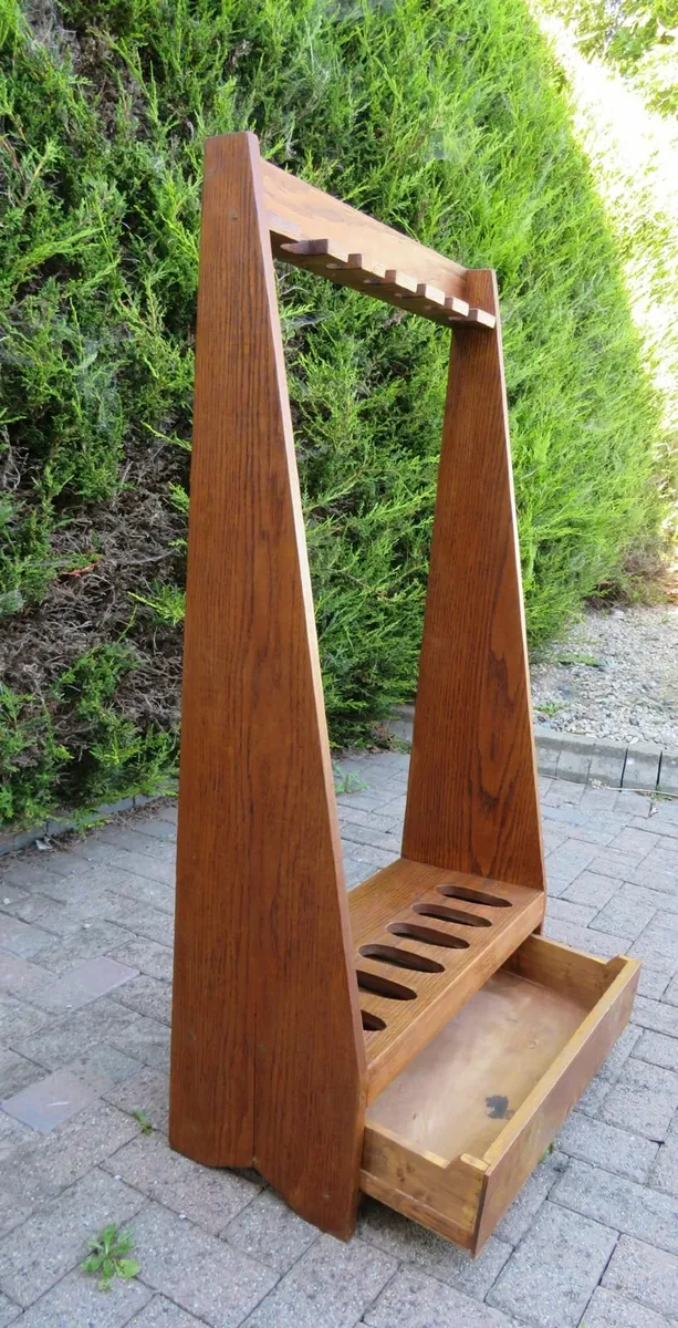 old wooden gun rack - Image 3