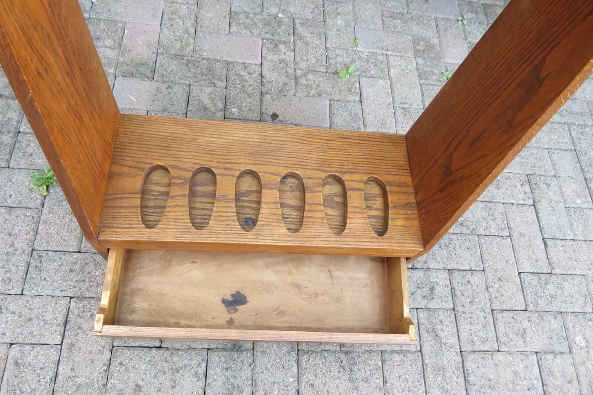 old wooden gun rack - Image 4
