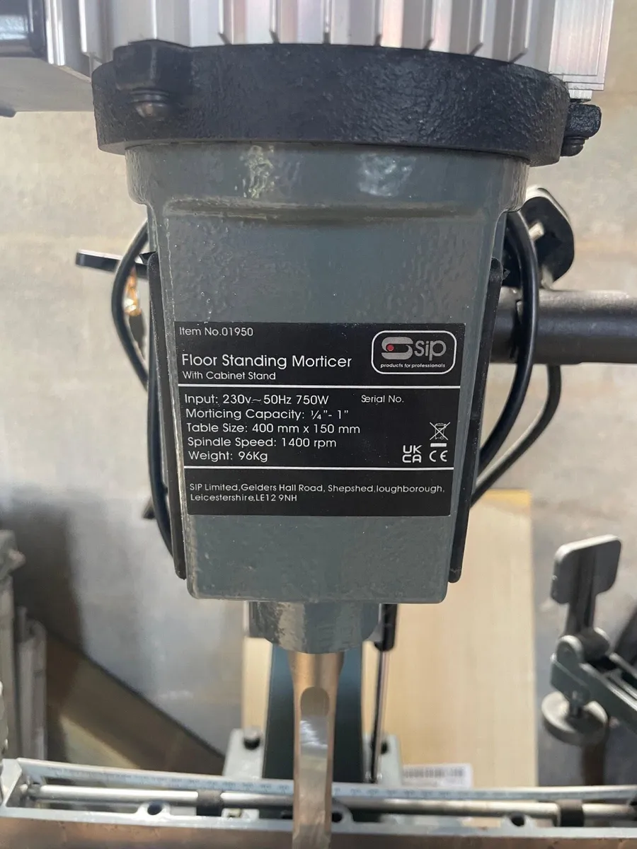 Heavy Duty Floor Standing Morticer Single Phase - Image 2