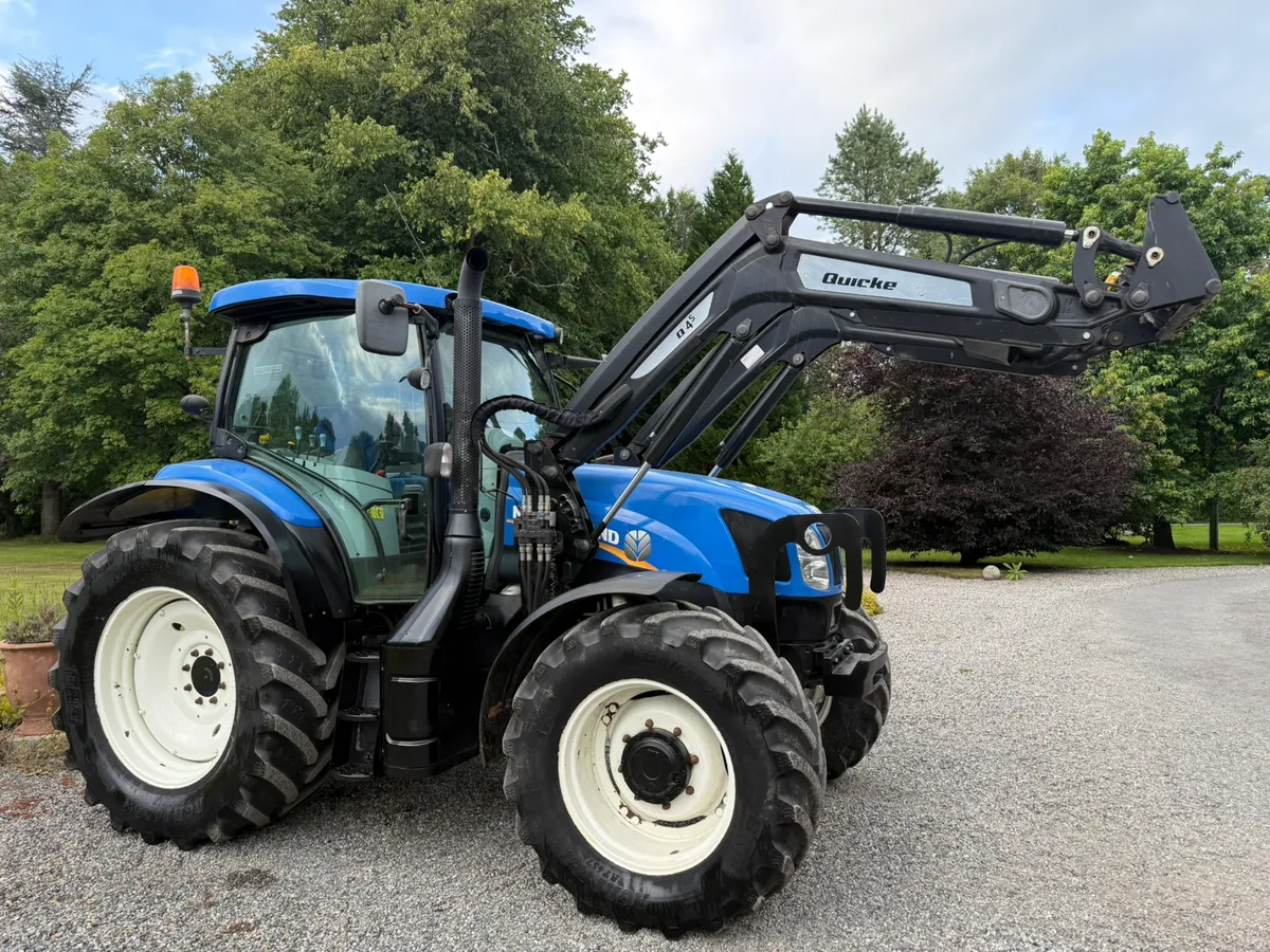 13 New Holland T6.155 Quicke Q4s €56950 Plus Vat - Image 1