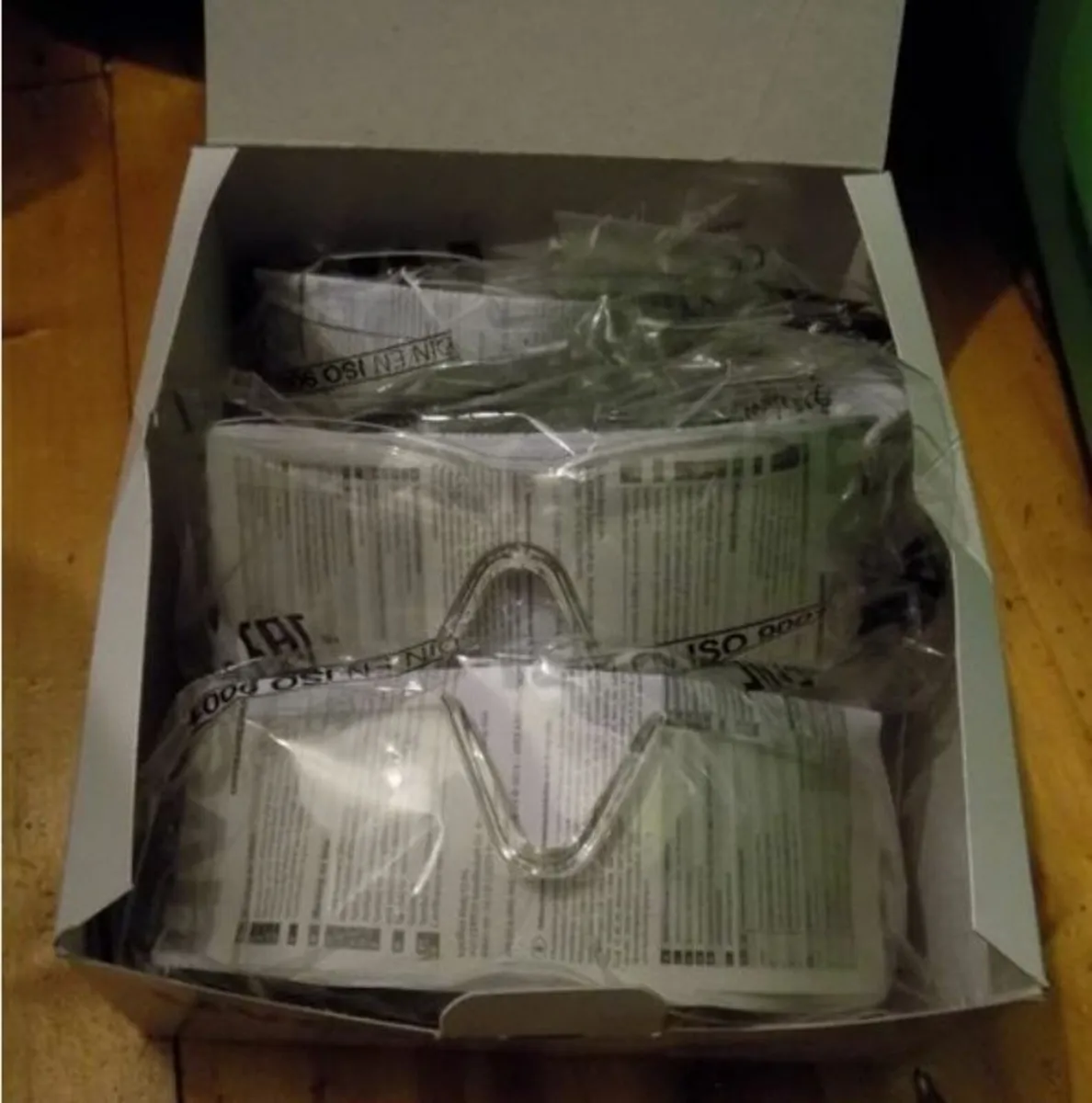 NEW UVEX safety glasses box of 5 - Image 1