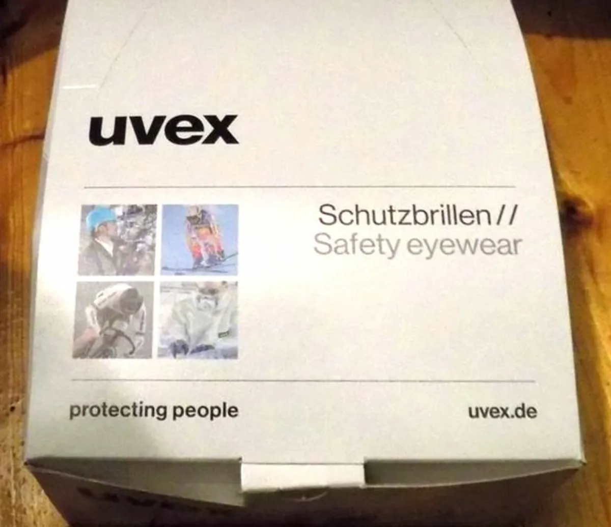 NEW UVEX safety glasses box of 5 - Image 2