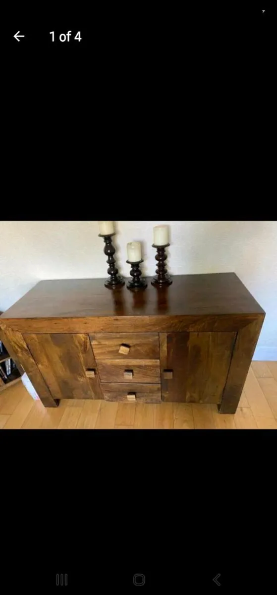 Dark wooden side board