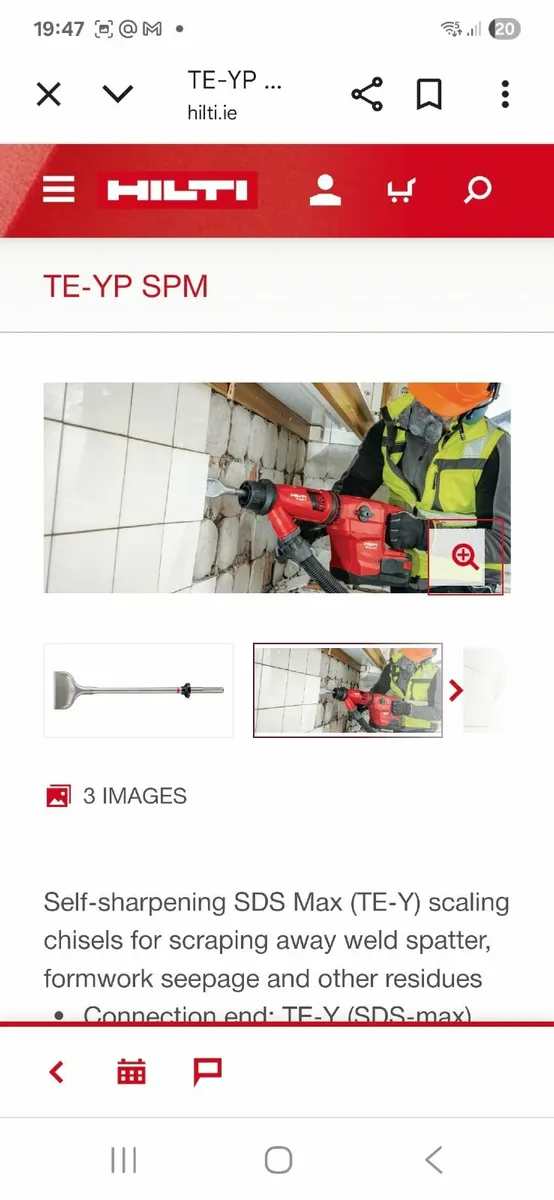 HILTI SDS MAX chisel - Image 2