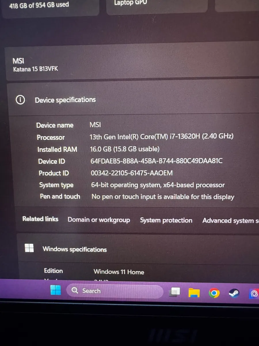 MSI Katana 15 B13V - Image 2