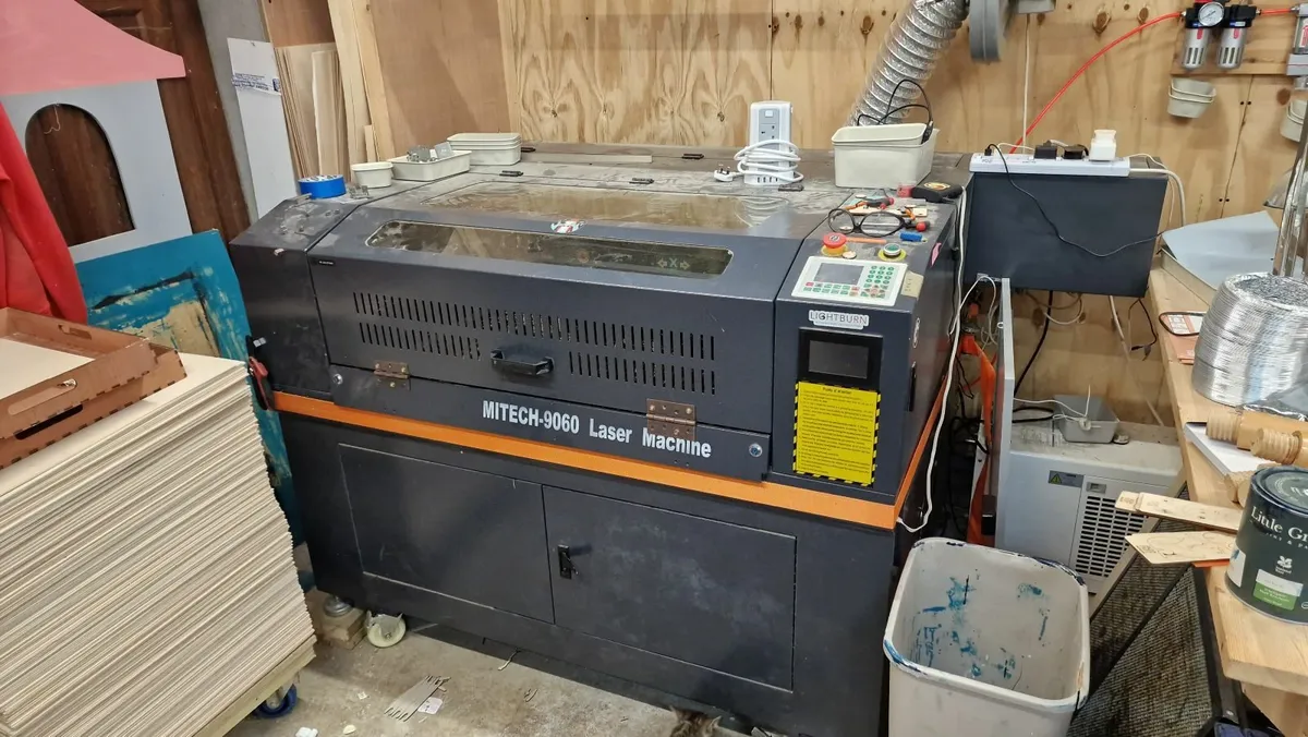 CO2 laser cutter 130w, wood and metal cutting - Image 4