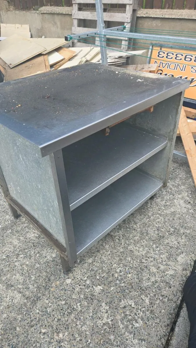 Stainless steel benches and sinks - Image 1