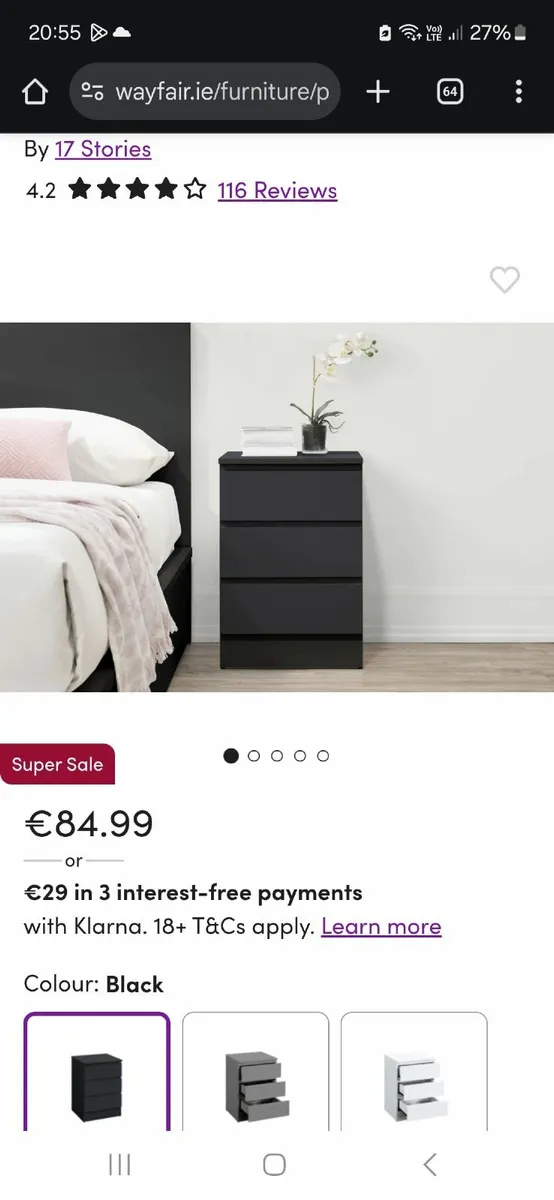 Bedside locker - Image 2