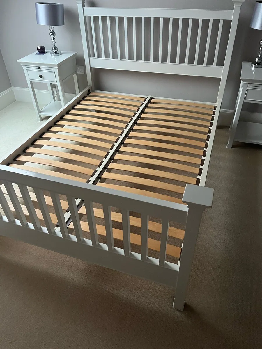 Solid Wood Double Bed - Image 1