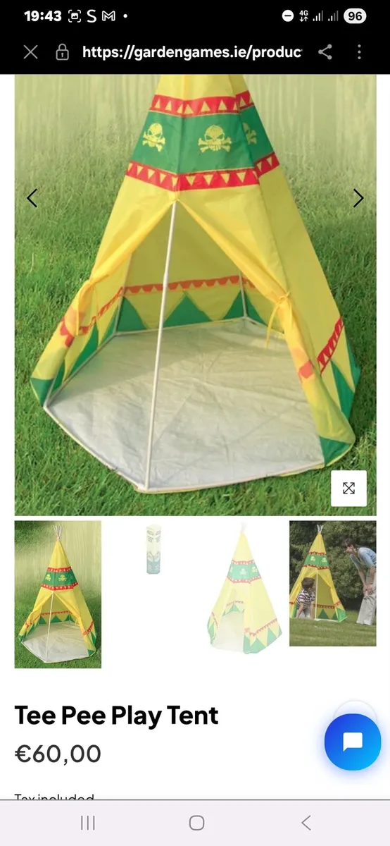 Teepee Play Tent - Image 2
