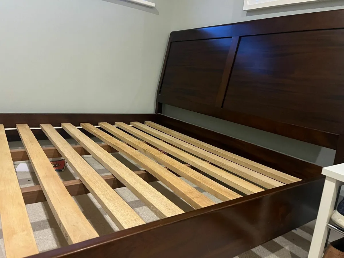 Global Village Sleigh Bed - Image 1