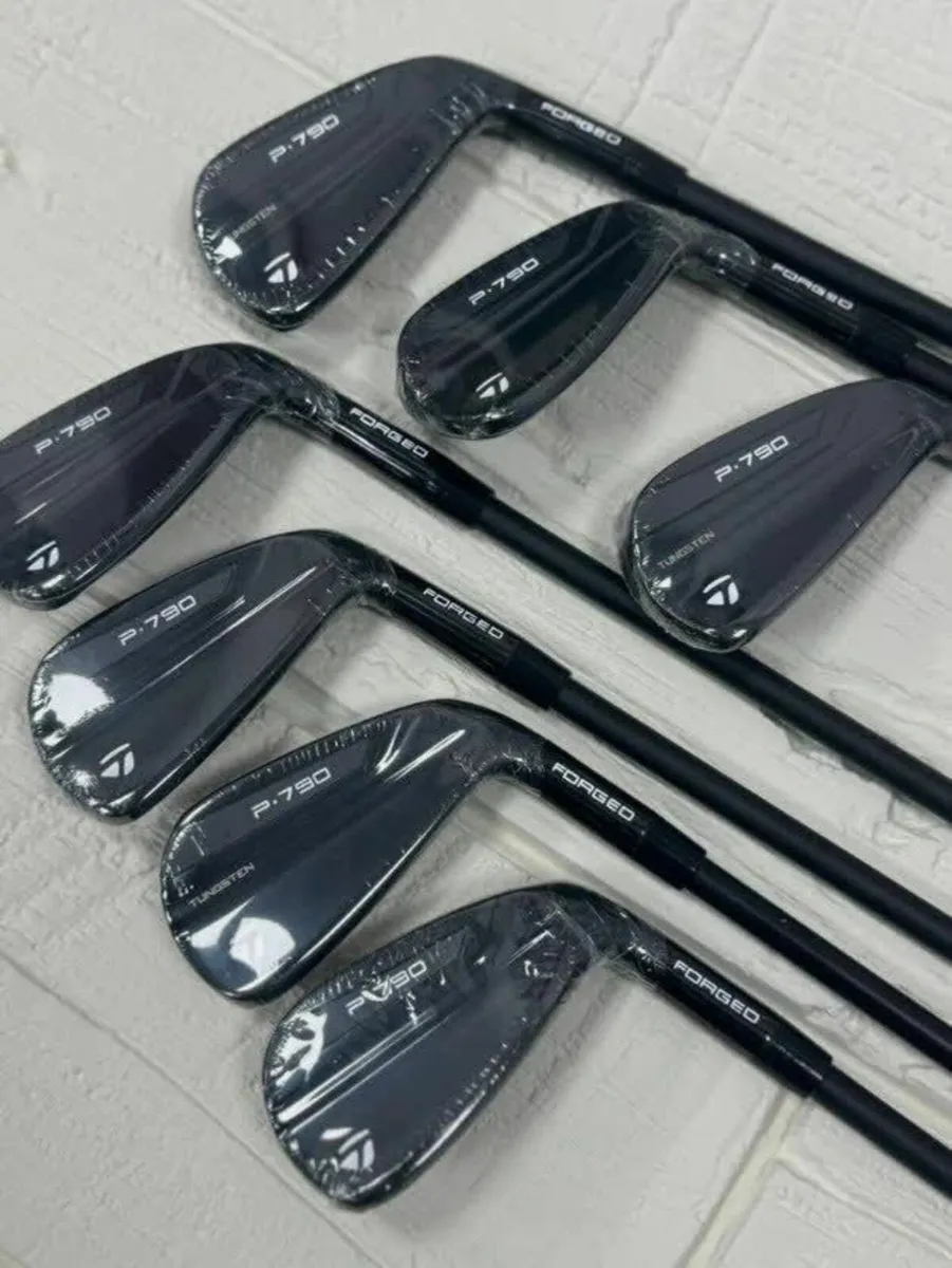 2024 Taylormade P790 4-PW Black RH Irons (NEW) - Image 1