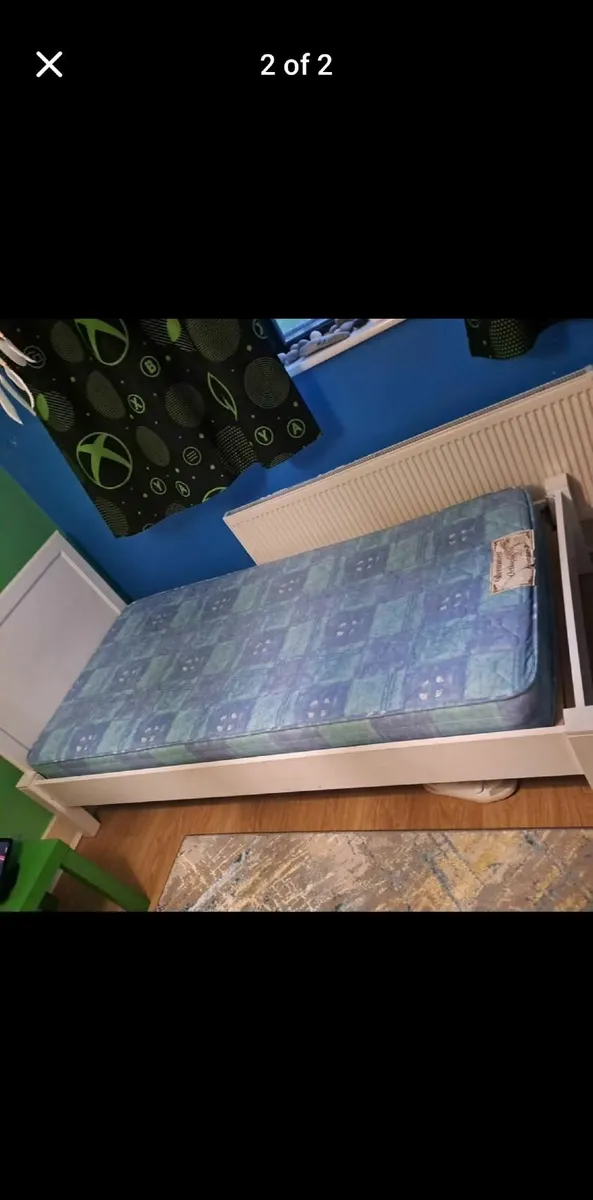 Single bed with mattress - Image 2
