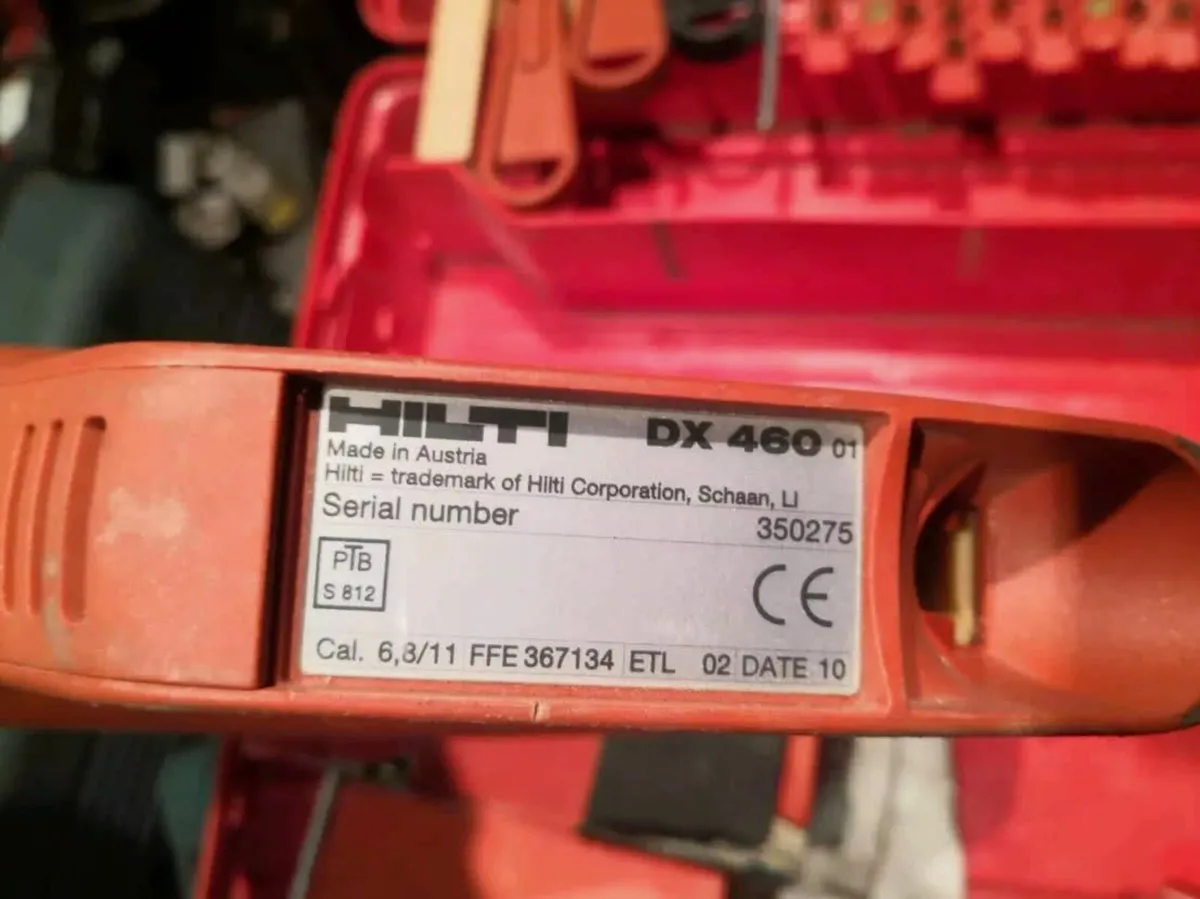 Hilti DX 460 Nail Gun Powder Actuated Tools DIY - Image 3