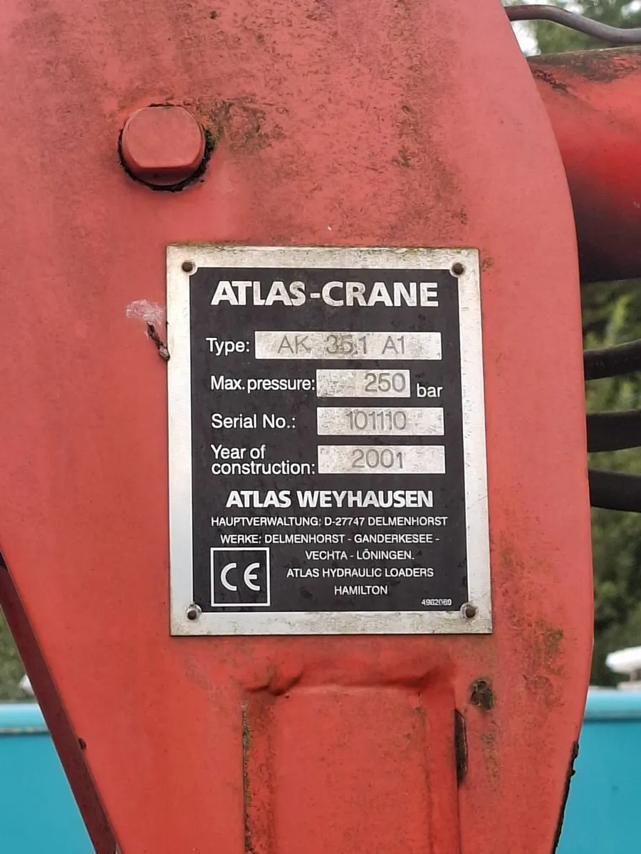Atlas crane/hiab - Image 2